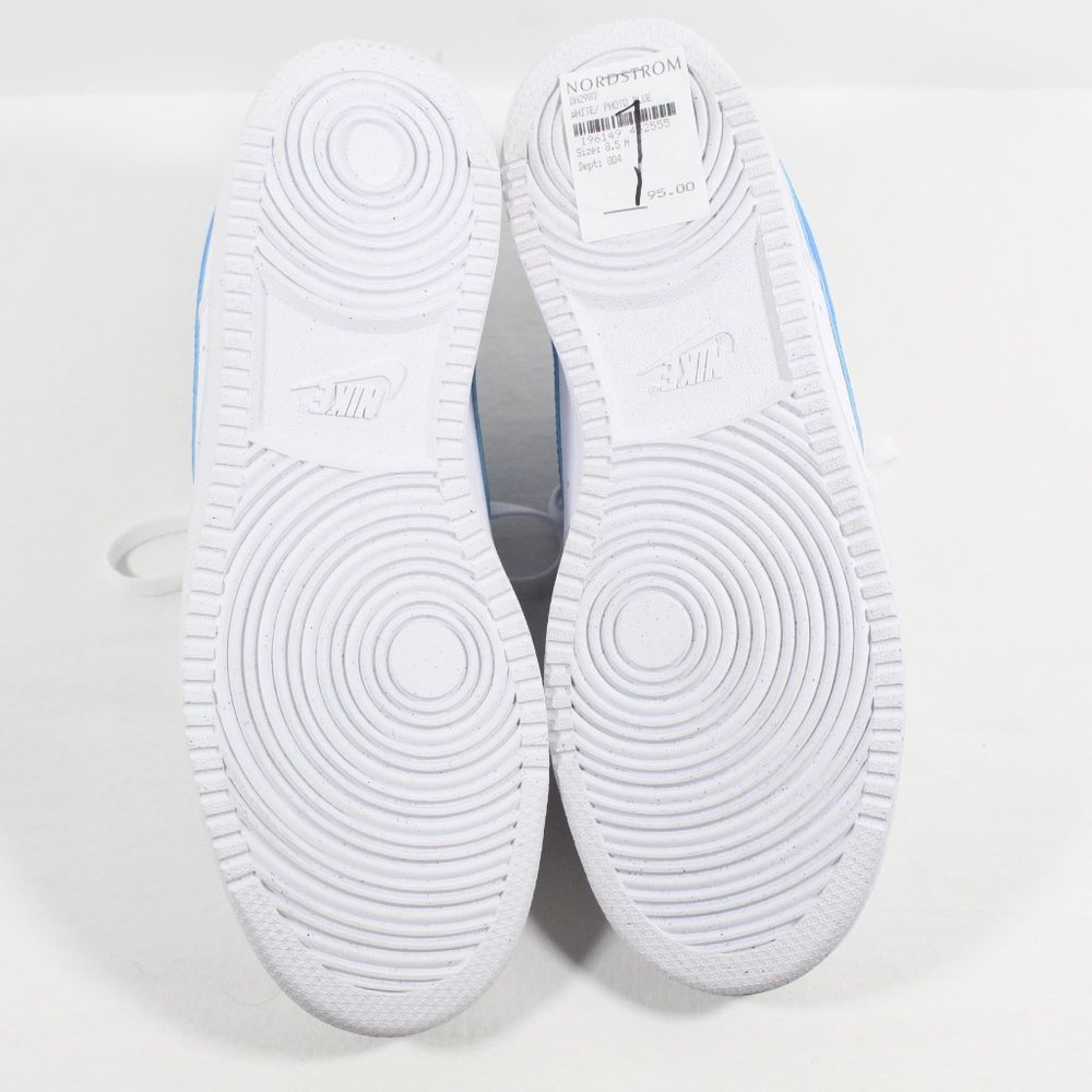 Nike Men's Court Vision Low Next Nature Casual Shoes - White/Blue 8.5M - Picture 5 of 6